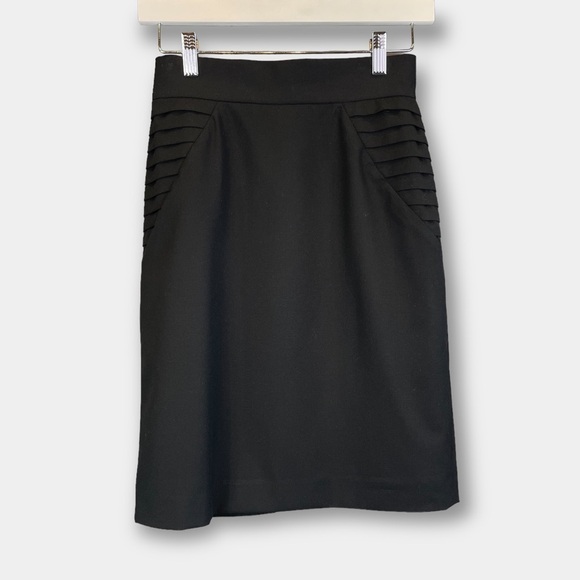Gianni Bini Pencil Skirt Black Size 0 - Picture 1 of 5